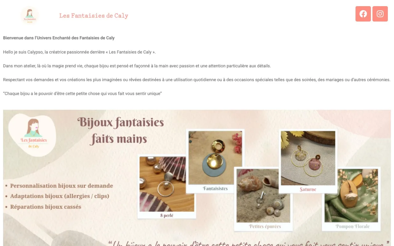 Aperçu de Les Fantaisies de Caly